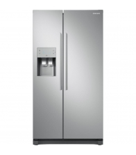 Frigider Side by Side Samsung RS50N3513SA, Clasa F, Capacitate 534 l, Full No Frost, Inverter, H 178cm, Metal Graphite