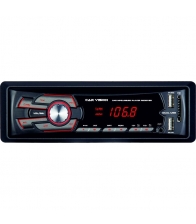 Radio MP3 Player auto Car Vision, RU-001, Putere 4x45W, USB, SD, Aux In, iesire RCA, Iluminare rosu