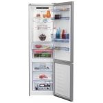 Combina frigorifica Beko RCNA406E40DZWN, Clasa E, Capacitate 362 l, NeoFrost™ Dual Cooling, Everfresh+®, H 203 cm, Alb