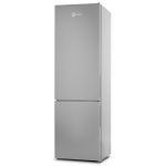 Combina frigorifica LDK Boreal DDS400IHLF, Clasa F, Capacitate 378 l, Termostat ajustabil, H 201 cm, Argintiu