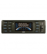 Player auto Akai CA009A-1606U, Putere 4x7W RMS, Radio FM, SD card, USB, Aux, Negru