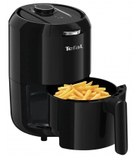 Friteuza Tefal Easy Fry Compact EY101815, Putere 1400 W, Capacitate 1.2 Kg,  4 programe, Timer 30 minute, Negru