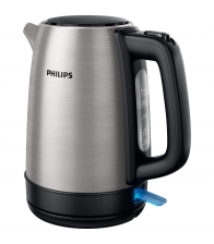 Fierbator de apa Philips HD9350/90, Putere 2200 W, Capacitate 1.7 l, Argintiu