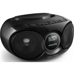 Microsistem audio Philips AZ318B/12, Putere 3 W, USB, MP3-CD, CD, CD-R/RW, FM, Negru