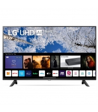 Televizor LG 50UQ70003, LED, Smart, Clasa G, Diagonala 126 cm, Ultra HD 4K, Procesor α5Gen5 AI, ThinQ AI, WebOS, Negru