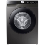 Masina de spalat rufe Samsung WW90T504DAX/S7, Clasa A, Capacitate 9 Kg, 1400 rpm, Eco Bubble, AI Control, Hygiene Steam, Inox