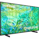 Televizor Samsung 43CU8072, LED, Clasa G, Diagonala 108 cm, Ultra HD 4K, Procesor Crystal 4K, AirSlim, Negru