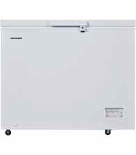 Lada frigorifica Heinner HCF-287CNHF+, Clasa F, Capacitate 287 l, Control electronic, Rezistenta la frig, Congelare rapida, Alb