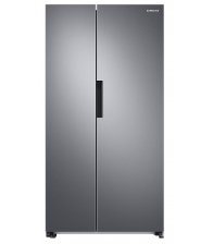 Side by side Samsung RS66A8100S9/EF, Clasa F, Capacitate 652 l, No Frost, Twin Cooling Plus, Smart Conversion, H 178 cm, Inox