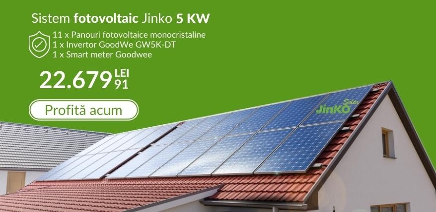 Sistem fotovoltaic Jinko Solar JKM455M60HL4V, 5 kW